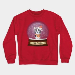 Boston Terrier Christmas Gift Crewneck Sweatshirt
